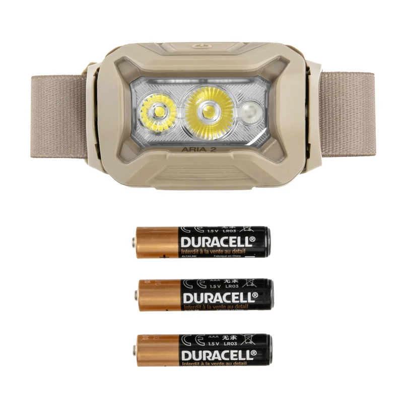 Latarka czołowa Petzl Aria 2 RGB New Tan - 450 lumenów