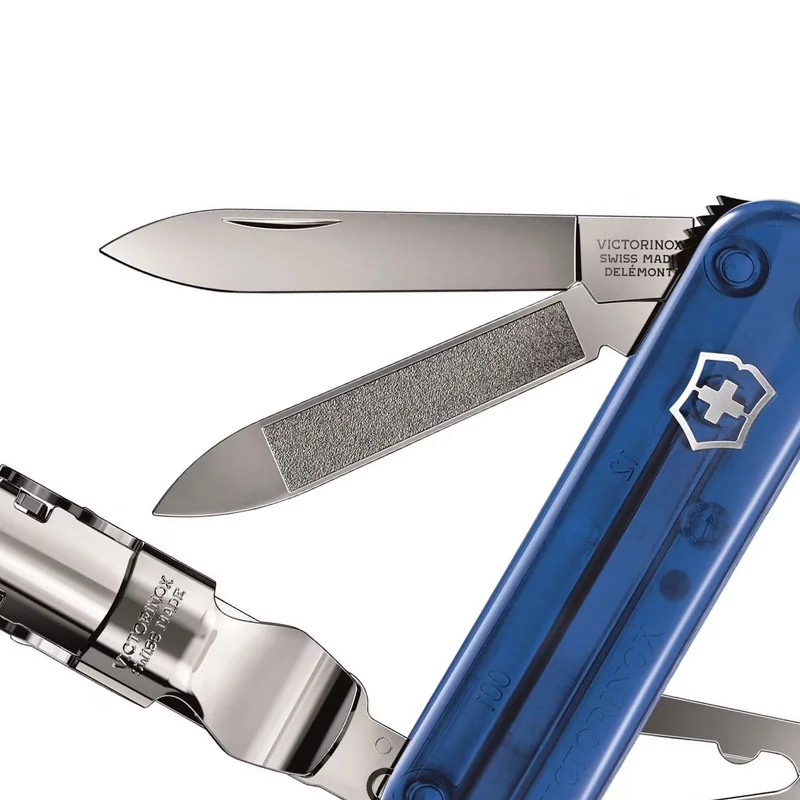 Nóż kieszonkowy Victorinox Nail Clip 580 - Transparent Blue