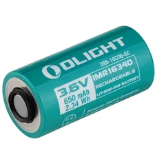 Akumulator Olight 3,6 V do latarek S1R Baton II / Baton 3 / Perun Mini - 650 mAh