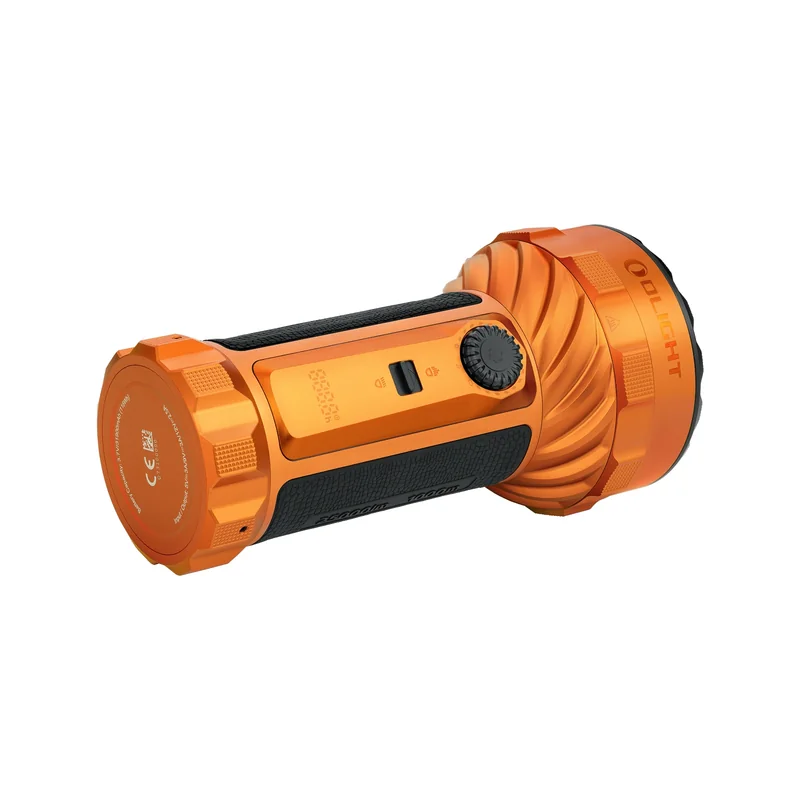 Latarka akumulatorowa Olight Marauder 3 z funkcją powerbanku 25000 lumenów, zasięg 1050 m - pomarańczowa