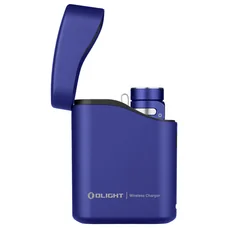 Latarka Olight Baton 4 Premium Edition Regal Blue z etui ładującym - 1300 lumenów