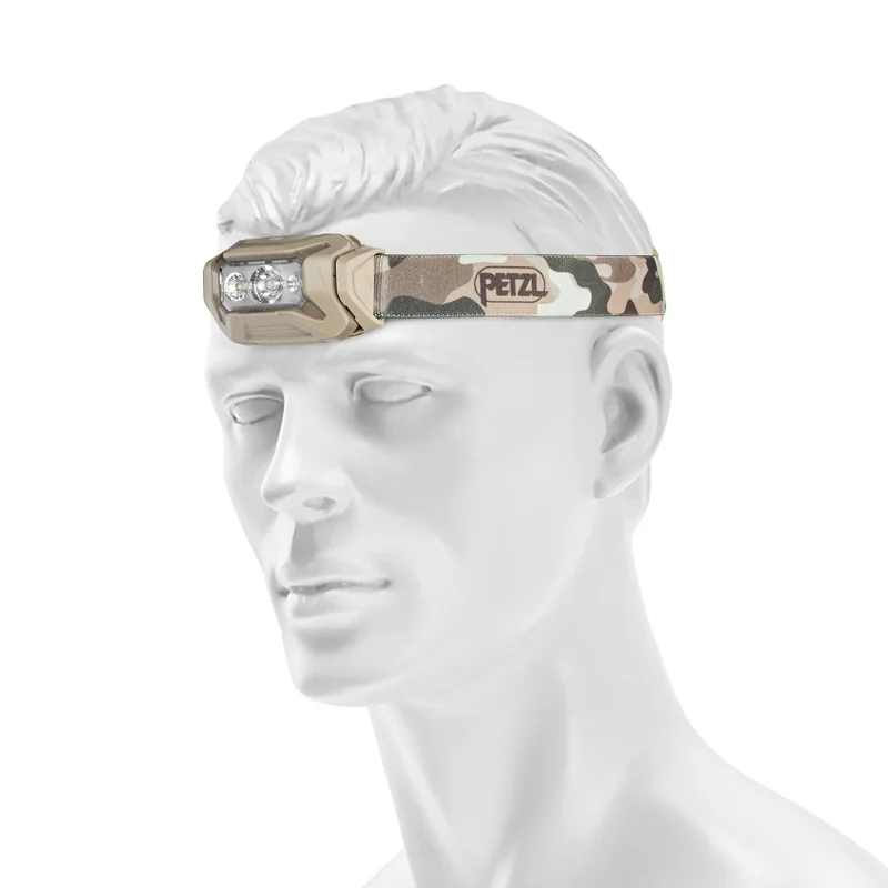 Latarka czołowa Petzl Aria 2 RGB New Camo - 450 lumenów