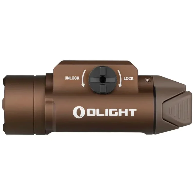 Latarka taktyczna Olight PL-3R Valkyrie Desert Tan - 1500 lumenów