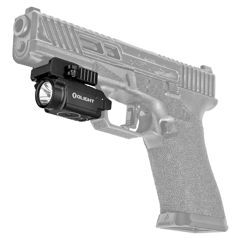 Latarka taktyczna Olight BALDR Mini RL z celownikiem laserowym - 600 lumenów, czerwony laser
