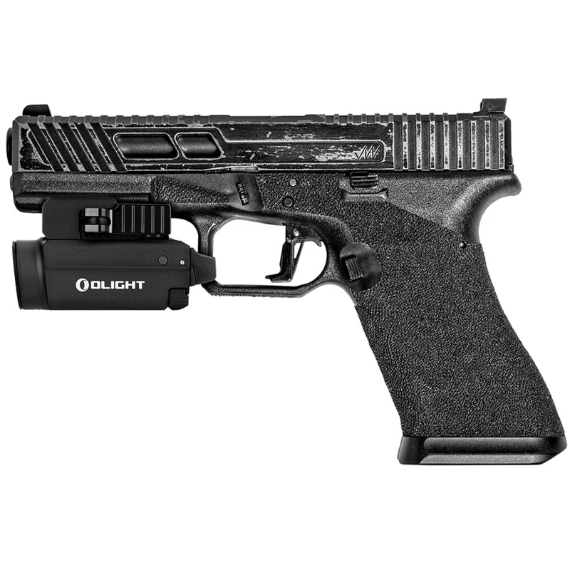 Latarka taktyczna Olight BALDR S Cool White z celownikiem laserowym - 800 lumenów, niebieski laser