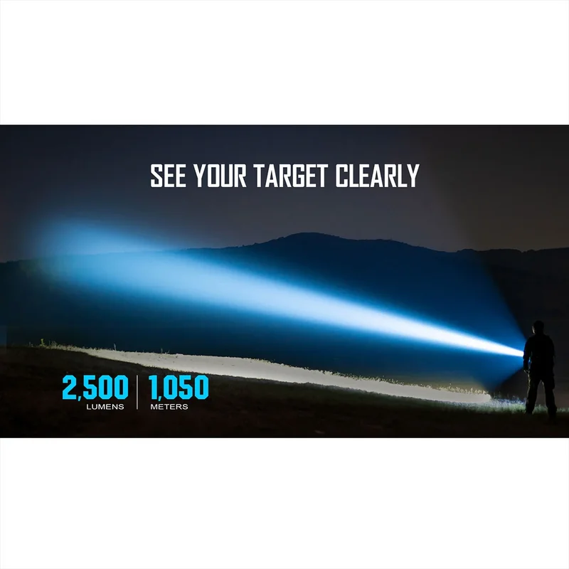 Latarka taktyczna Olight Javelot Pro 2 Czarna - 2500 lumenów