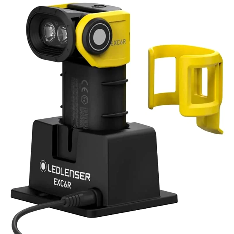 Latarka Ledlenser EXC6R ATEX Zestaw ze stacją ładującą - 300 lumenów