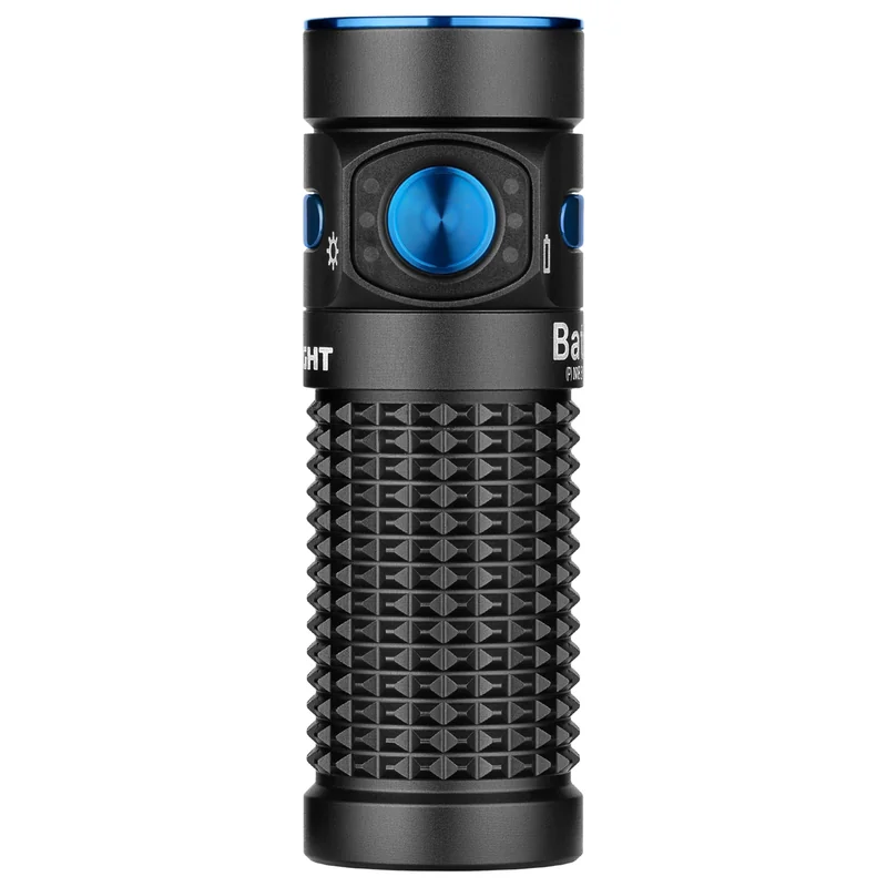 Latarka Olight Baton 4 Premium Edition Black z bezprzewodowym etui ładującym - 1300 lumenów