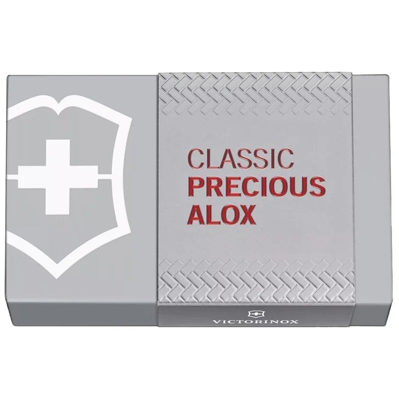 Victorinox Classic Precious Alox Taschenmesser - Iconic Red