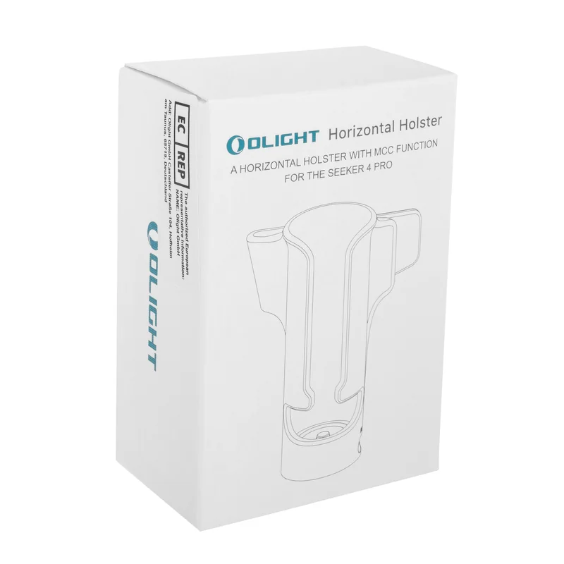 Pozioma kabura na latarkę Olight Seeker 4 Pro - Czarna