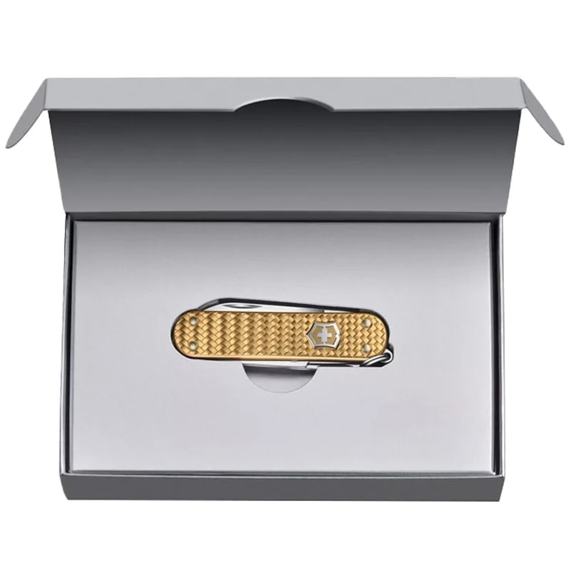 Victorinox Classic Precious Alox Taschenmesser - Messinggold