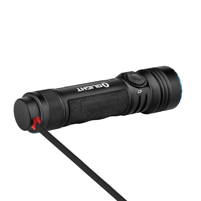 Latarka taktyczna Olight Seeker 4 Pro Cool White Matte Black - 4600 lumenów