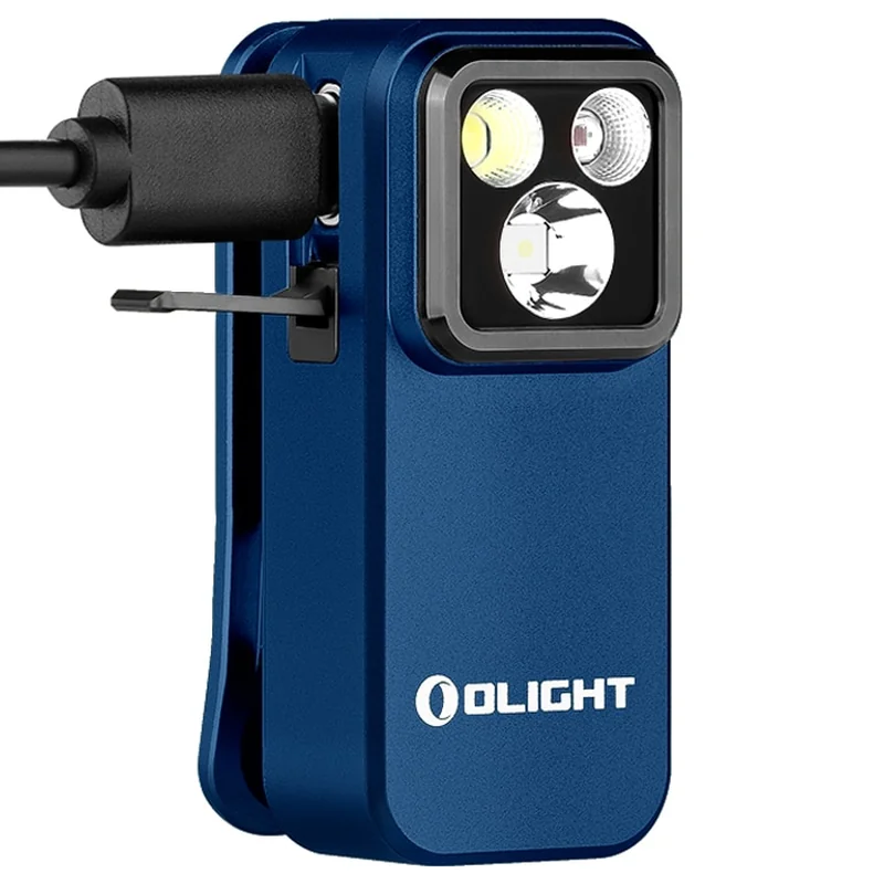 Latarka akumulatorowa Olight Oclip Pro Midnight Blue - 500 lumenów