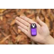 Fioletowa latarka akumulatorowa Olight Oclip Pro - 500 lumenów